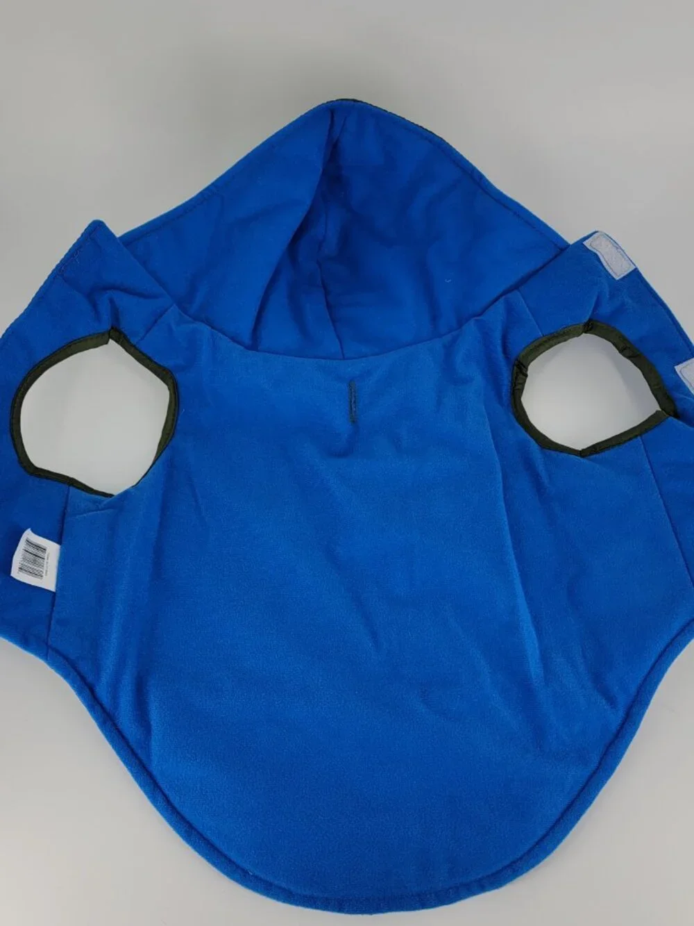 Vibrant Life Hooded Puffer Vest Blue Gray Green Colorblock Small Dog